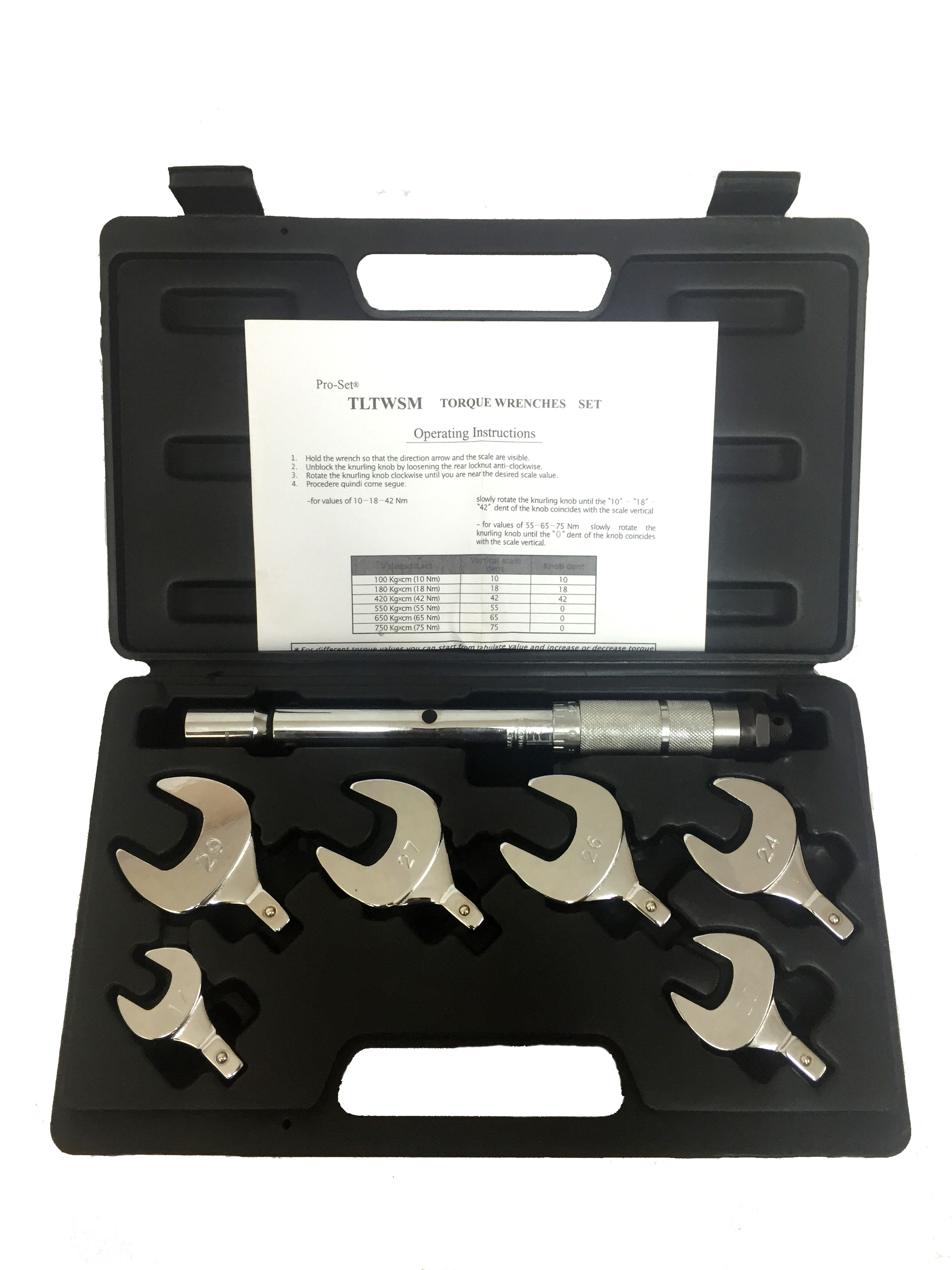 Metric Torque Wrench Kit Pro-Set TLTWSM (Ideal for Mini Split Installs!)